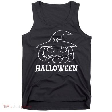 Happy Halloween Spooky Jack O Lantern Tank Top