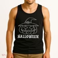 Happy Halloween Spooky Jack O Lantern Tank Top thumb 3
