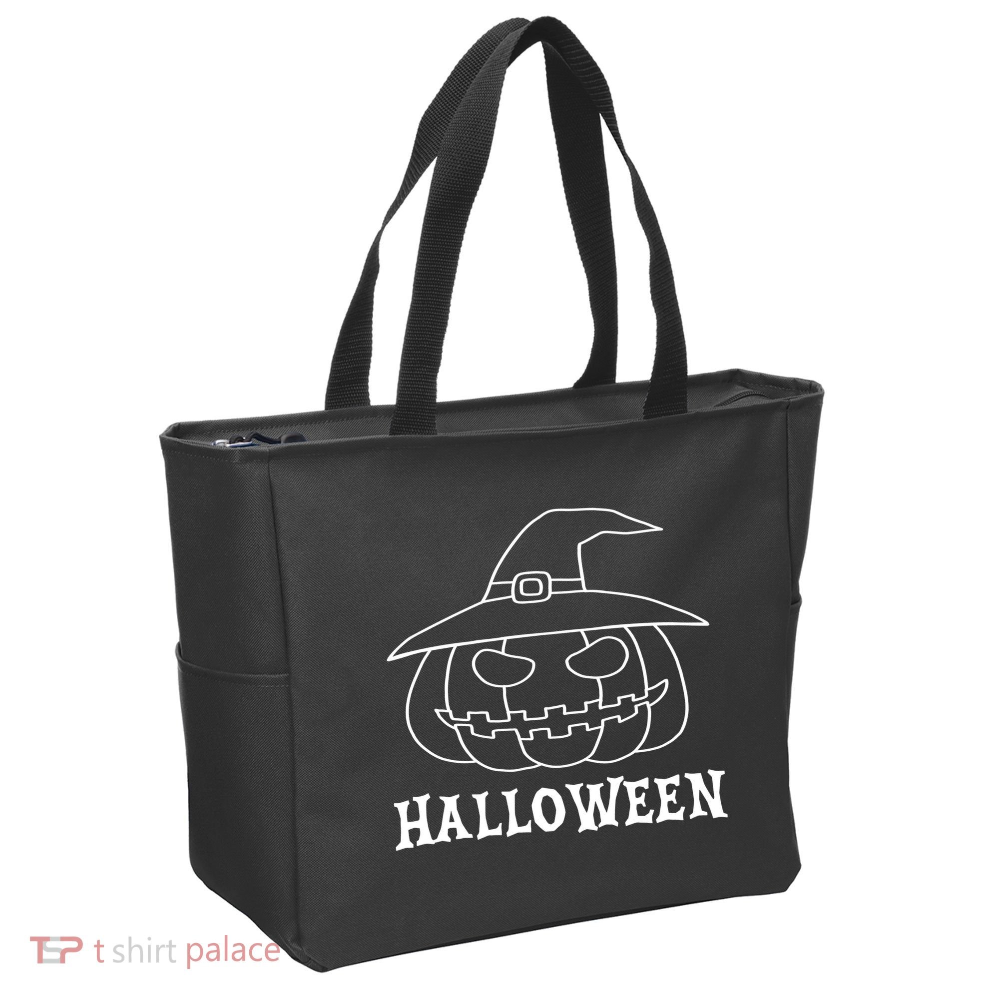 Happy Halloween Spooky Jack O Lantern Tote Bag