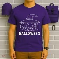 Happy Halloween Spooky Jack O Lantern T-Shirt thumb 6