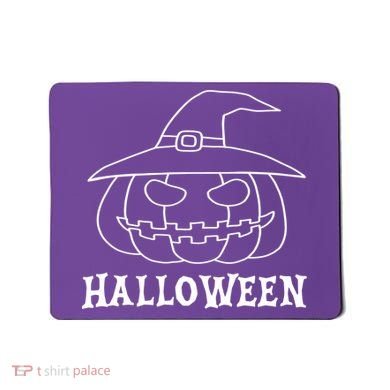 Happy Halloween Spooky Jack O Lantern Mousepad