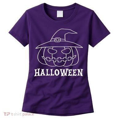 Happy Halloween Spooky Jack O Lantern Women's T-Shirt