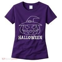 Happy Halloween Spooky Jack O Lantern Women's T-Shirt thumb 0