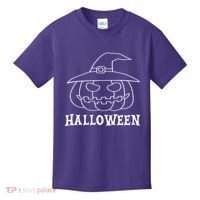 Happy Halloween Spooky Jack O Lantern Kids T-Shirt thumb 0