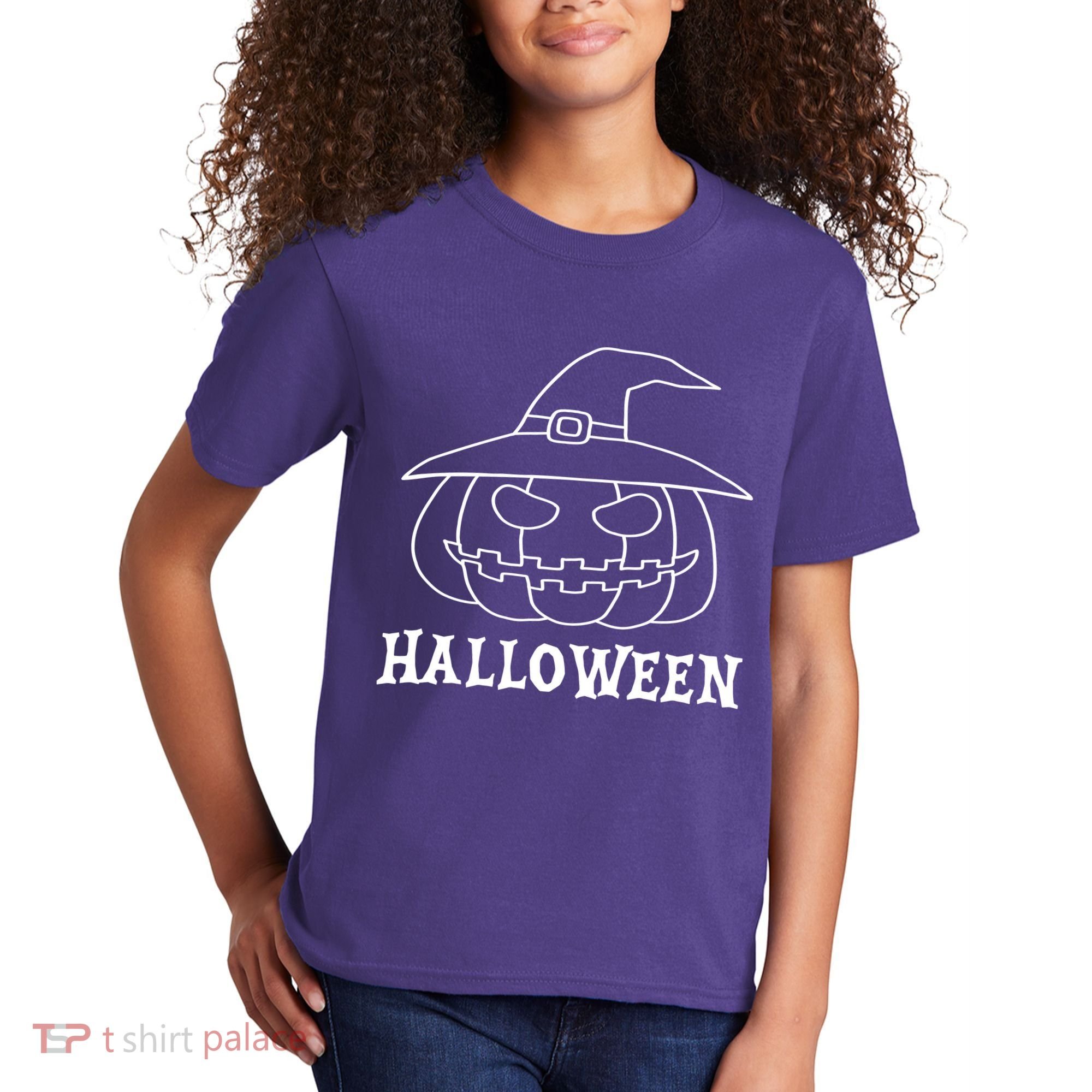 Happy Halloween Spooky Jack O Lantern Kids T-Shirt