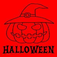 Happy Halloween Spooky Jack O Lantern Santa Hat thumb 1