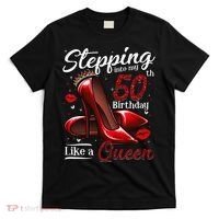 High Heels Stepping Into My 50th Birthday 50 And Fabulous T-Shirt thumb 0
