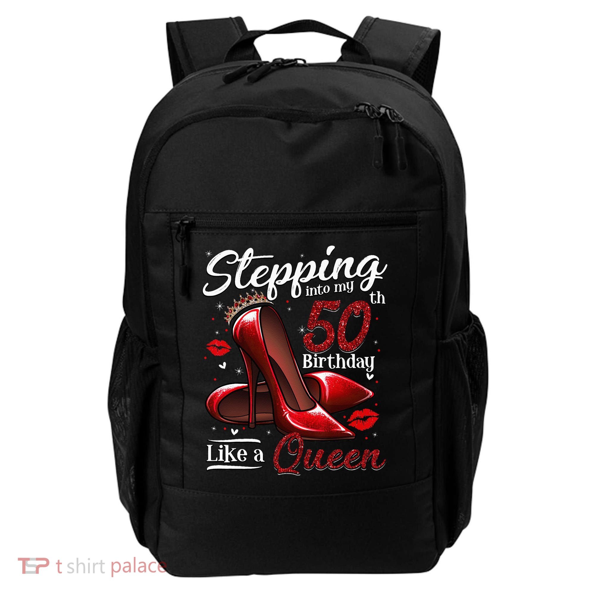 High Heels Stepping Into My 50th Birthday 50 And Fabulous Backpack