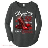 High Heels Stepping Into My 50th Birthday 50 And Fabulous Women's Perfect Tri Tunic Long Sleeve Shirt thumb 0
