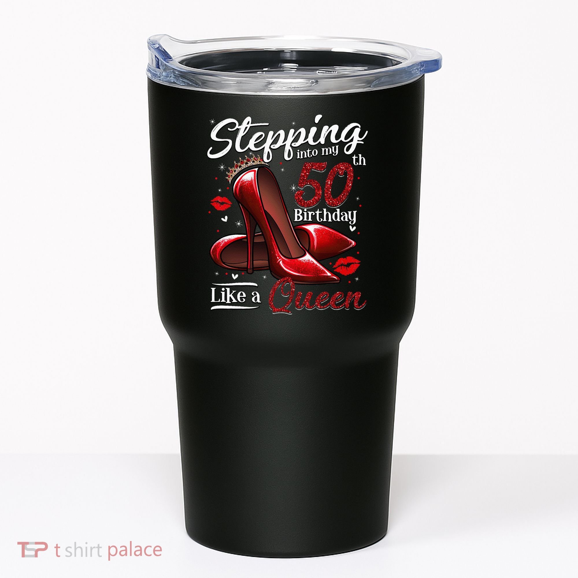 High Heels Stepping Into My 50th Birthday 50 And Fabulous Tumbler