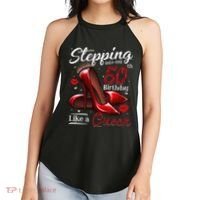 High Heels Stepping Into My 50th Birthday 50 And Fabulous Women's Perfect Tri Rocker Tank thumb 2
