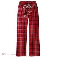 High Heels Stepping Into My 50th Birthday 50 And Fabulous Women's Flannel Plaid Pajama Pants thumb 0