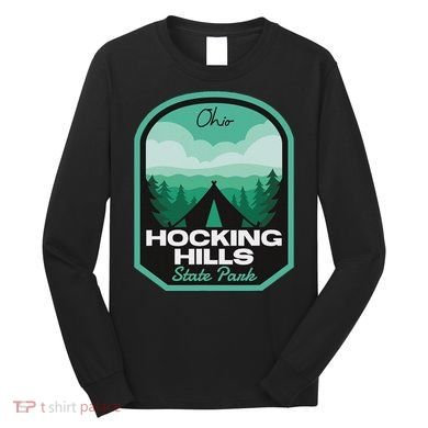 Hocking Hills State Park Oh Camping Long Sleeve Shirt