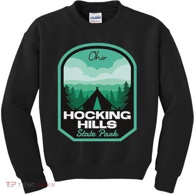 Hocking Hills State Park Oh Camping Kids Sweatshirt
