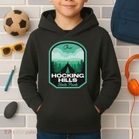 Hocking Hills State Park Oh Camping Kids Hoodie thumb 2