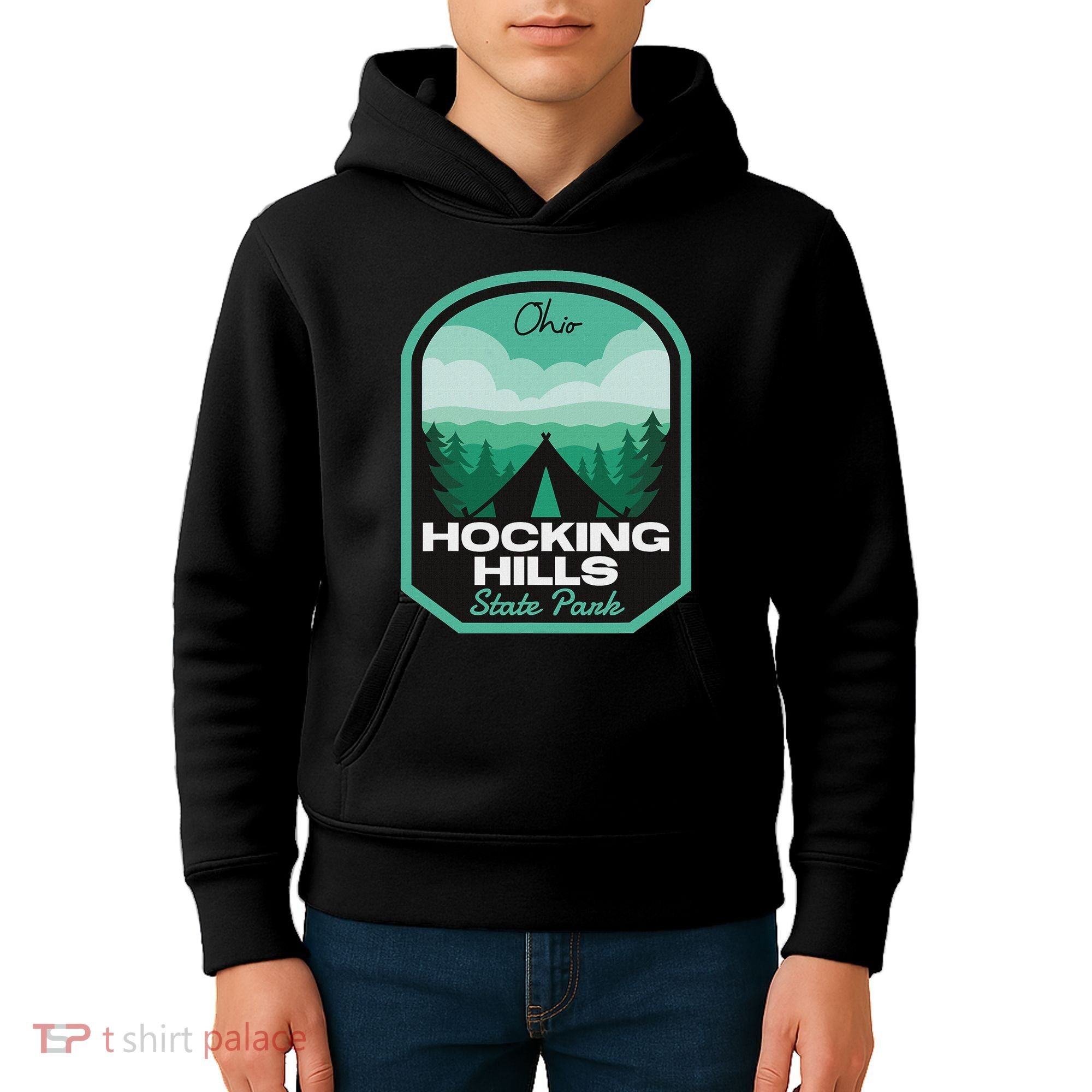 Hocking Hills State Park Oh Camping Kids Hoodie