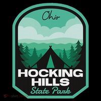 Hocking Hills State Park Oh Camping Kids Long Sleeve Shirt thumb 2