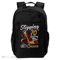 High Heels Stepping Into My 70th Birthday 70 and Fabulous Backpack thumb 0