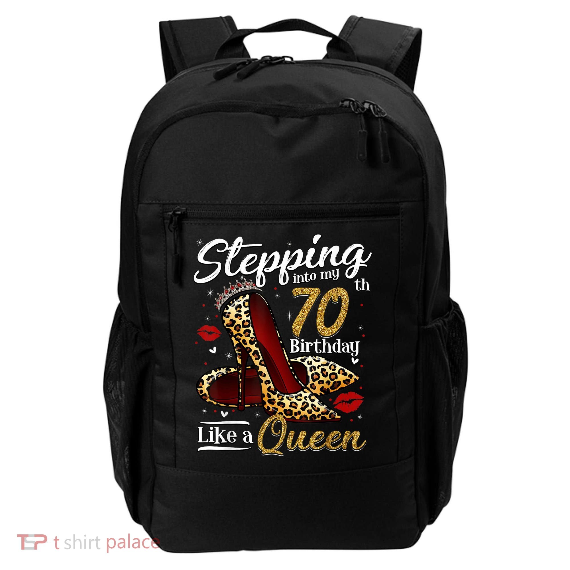 High Heels Stepping Into My 70th Birthday 70 and Fabulous Backpack