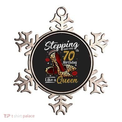High Heels Stepping Into My 70th Birthday 70 and Fabulous Ornament