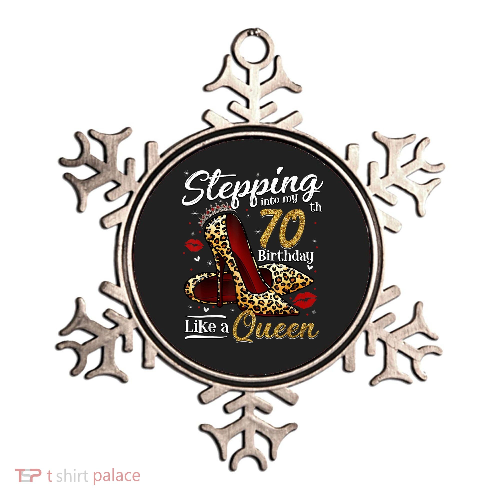 High Heels Stepping Into My 70th Birthday 70 and Fabulous Ornament