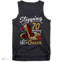 High Heels Stepping Into My 70th Birthday 70 and Fabulous Tank Top thumb 0