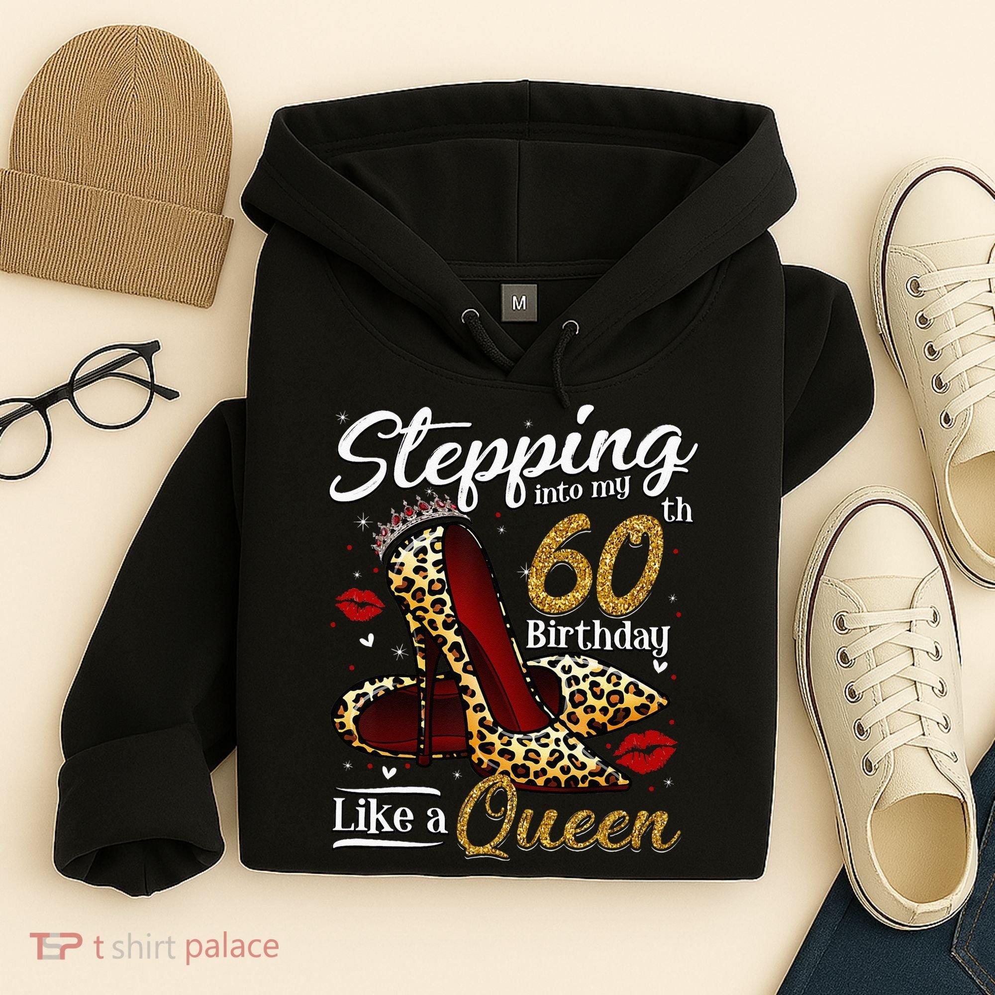 High Heels Stepping Into My 60th Birthday 60 And Fabulous Hoodie