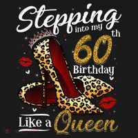 High Heels Stepping Into My 60th Birthday 60 And Fabulous Hoodie thumb 7