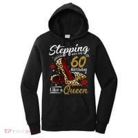 High Heels Stepping Into My 60th Birthday 60 And Fabulous Women's Hoodie thumb 0