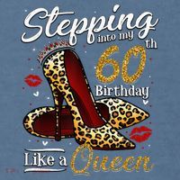 High Heels Stepping Into My 60th Birthday 60 And Fabulous Comfort Colors Garment-Dyed Hooded Sweatshirt thumb 2