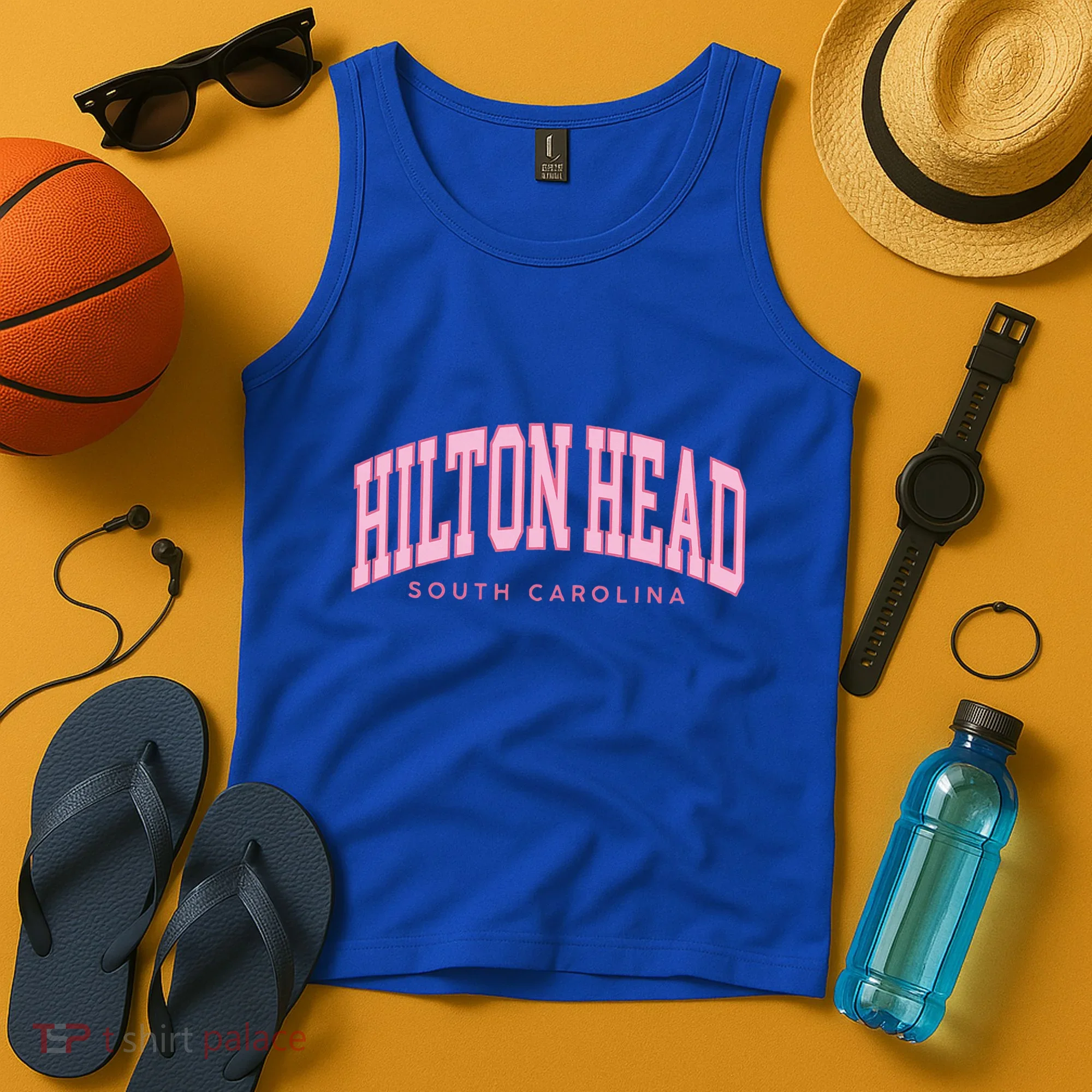 Hilton Head Sc South Carolina Retro Tank Top