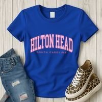 Hilton Head Sc South Carolina Retro Women's T-Shirt thumb 3