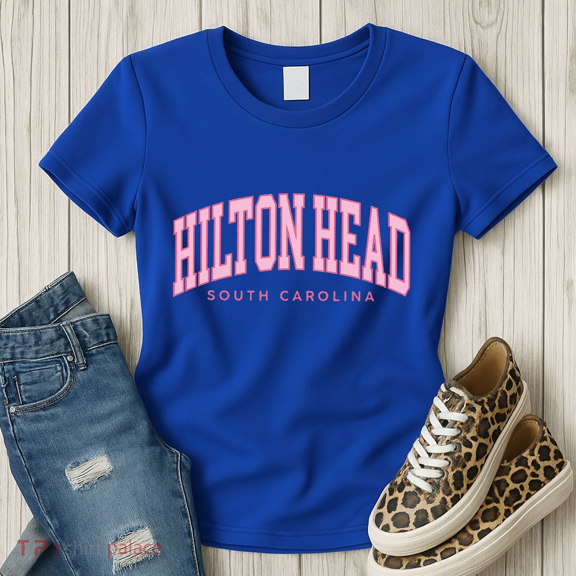 Hilton Head Sc South Carolina Retro Women's T-Shirt