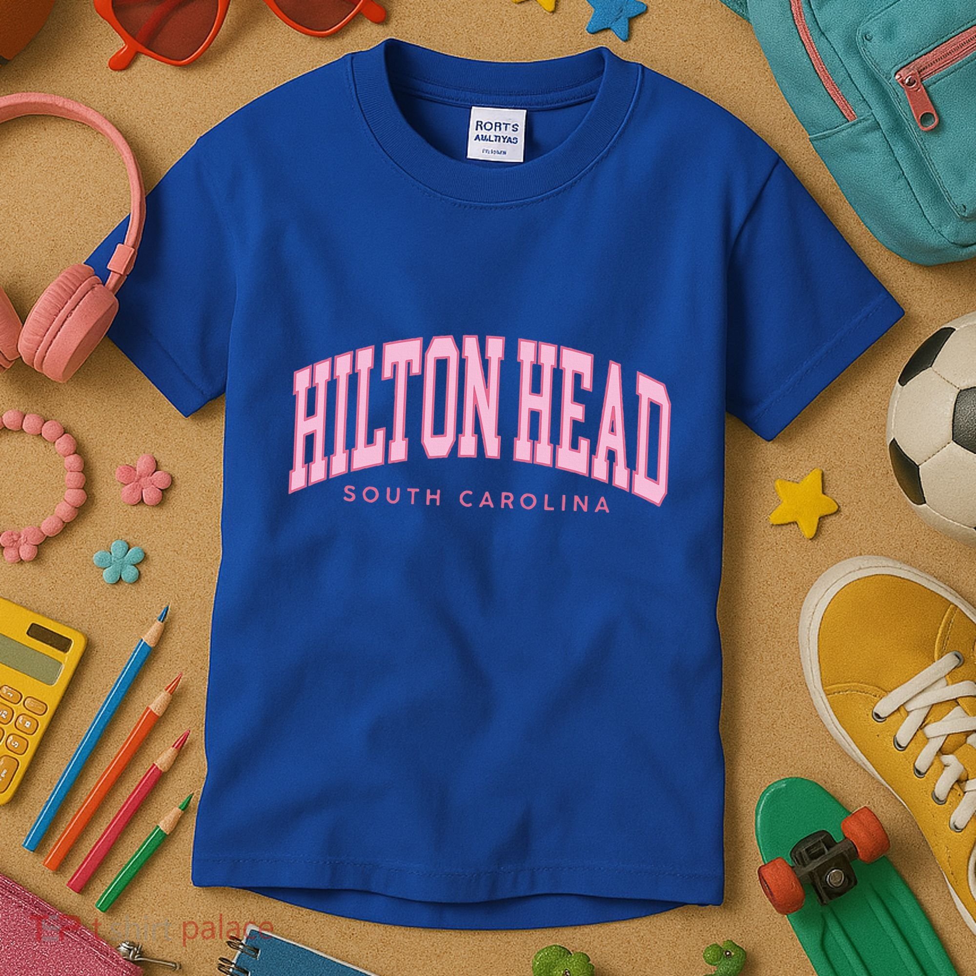 Hilton Head Sc South Carolina Retro Kids T-Shirt