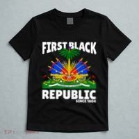 Haiti Heritage Since 1804 Proud Zoe Happy Haitian Flag Day T-Shirt thumb 5