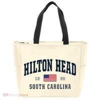 Hilton Head Sc South Carolina Usa Flag Patriotic Tote Bag thumb 0