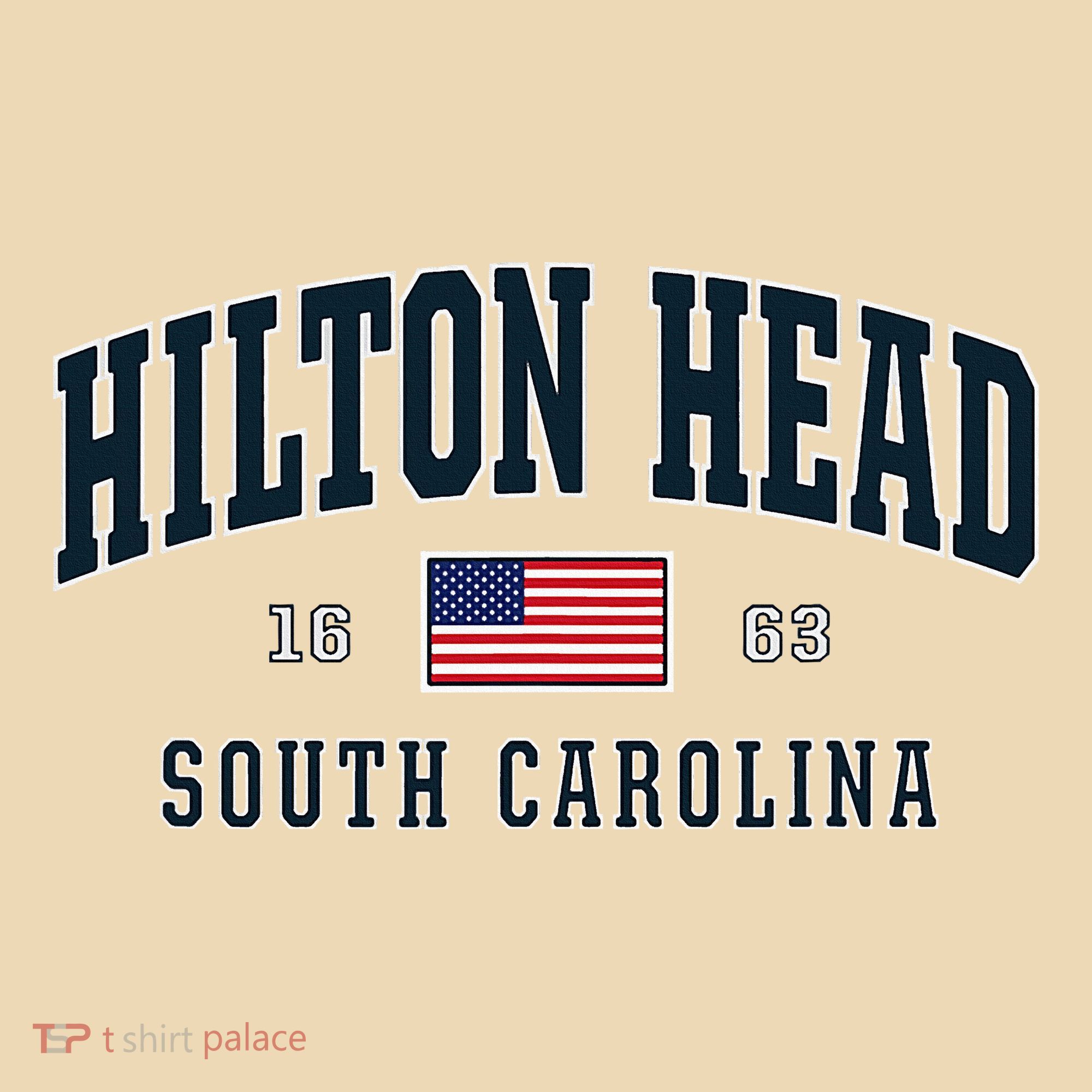 Hilton Head Sc South Carolina Usa Flag Patriotic Tote Bag