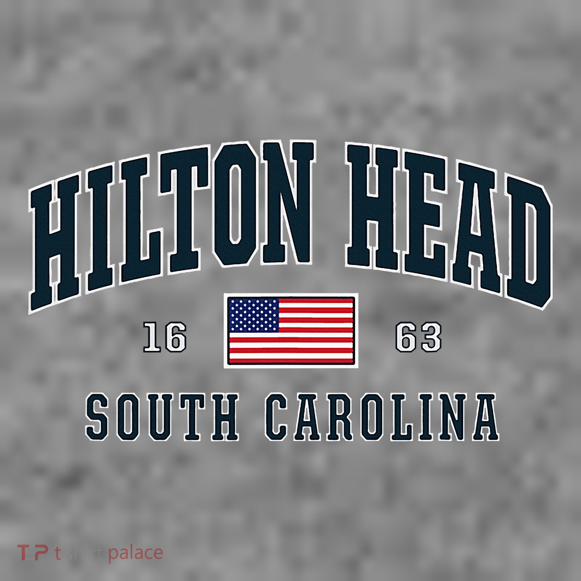 Hilton Head Sc South Carolina Usa Flag Patriotic Toddler Hoodie