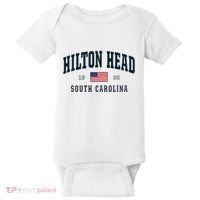 Hilton Head Sc South Carolina Usa Flag Patriotic Baby Bodysuit thumb 0