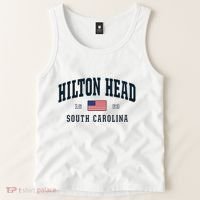 Hilton Head Sc South Carolina Usa Flag Patriotic Tank Top thumb 2