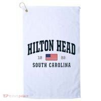 Hilton Head Sc South Carolina Usa Flag Patriotic Golf Towel thumb 0