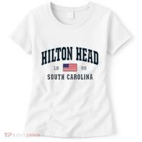 Hilton Head Sc South Carolina Usa Flag Patriotic Women's T-Shirt thumb 0