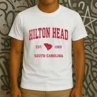 Hilton Head South Carolina Sc Vintage Sports T-Shirt thumb 3