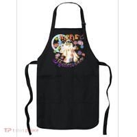 Hippie Halloween Spooky Floral Graphic Best Funny Halloween Shirts Apron thumb 0