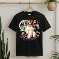 Hippie Halloween Spooky Floral Graphic Best Funny Halloween Shirts T-Shirt thumb 2