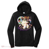 Hippie Halloween Spooky Floral Graphic Best Funny Halloween Shirts Women's Hoodie thumb 0