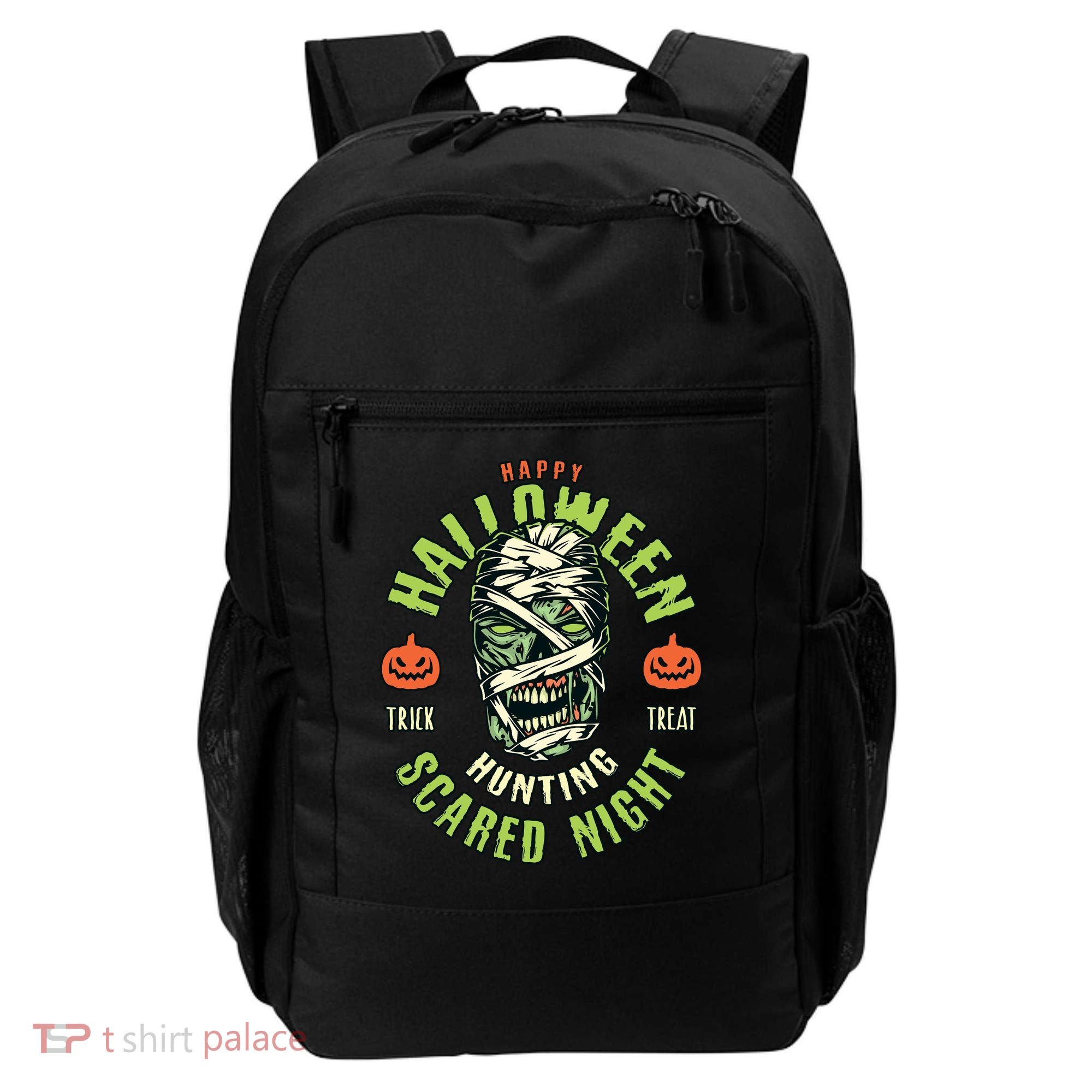 Happy Halloween Scared Night Mummy Backpack