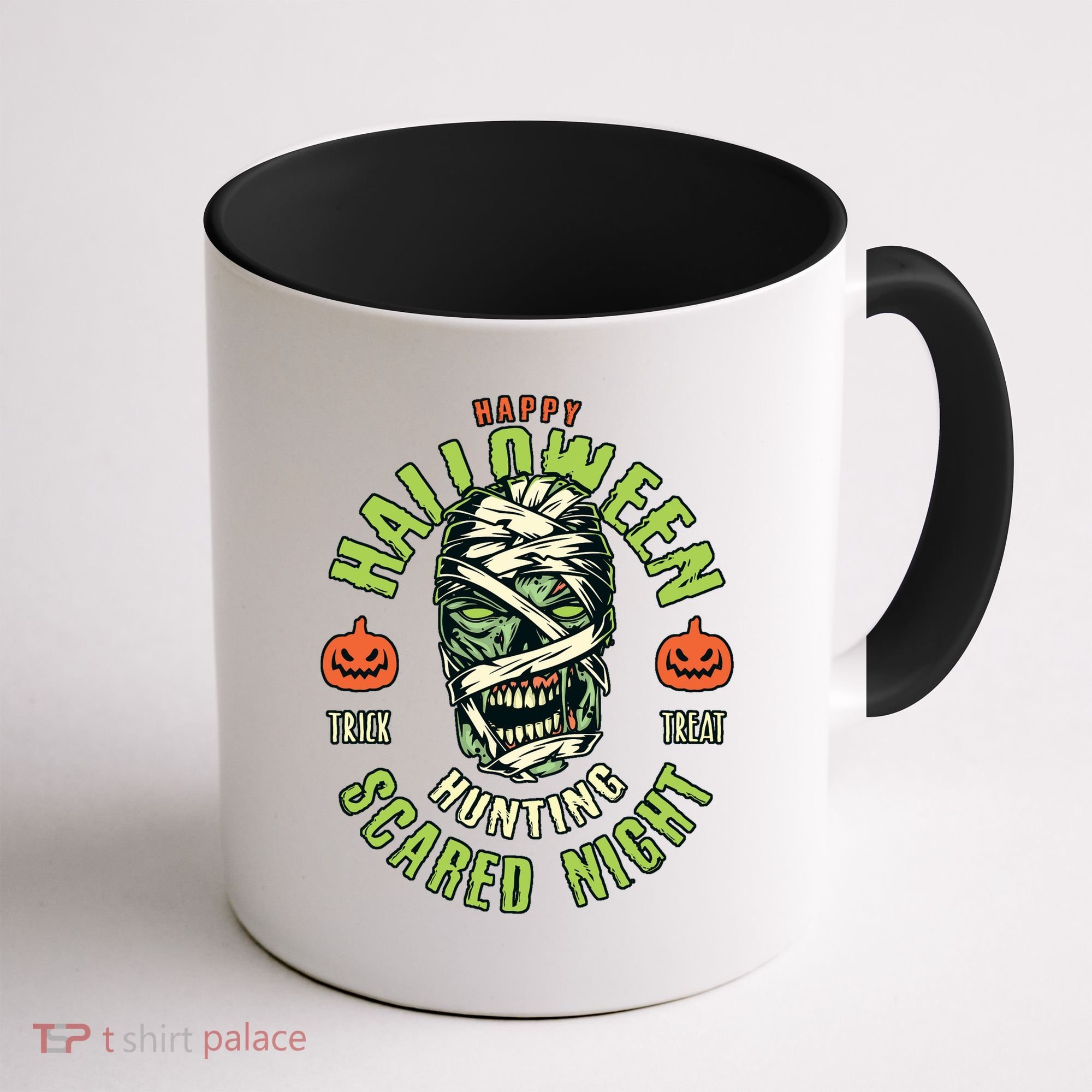 Happy Halloween Scared Night Mummy Coffee Mug