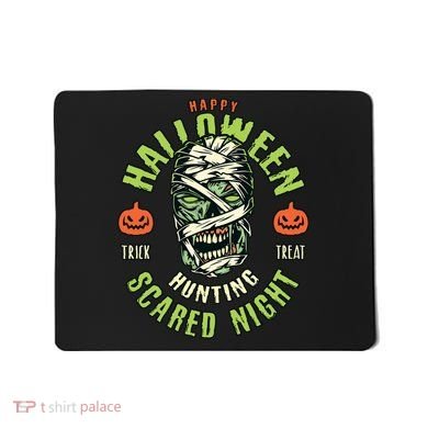 Happy Halloween Scared Night Mummy Mousepad