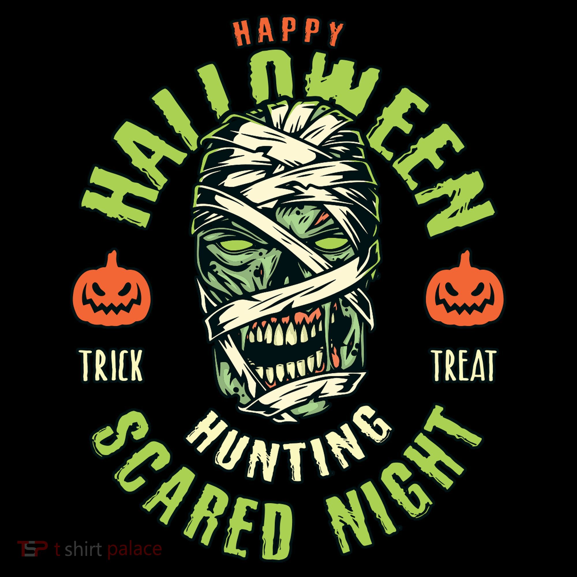 Happy Halloween Scared Night Mummy Ornament